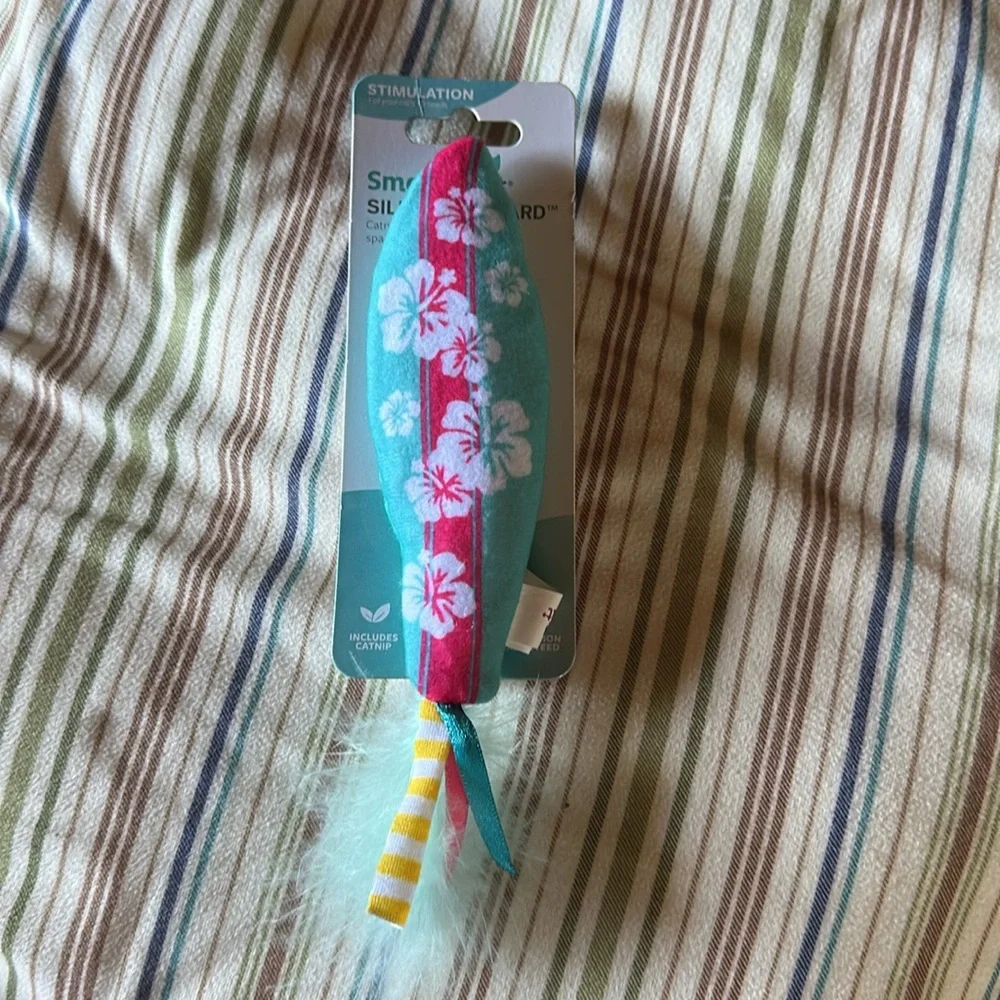 SmartyKat Silly Surfboard Catnip Cat Toy